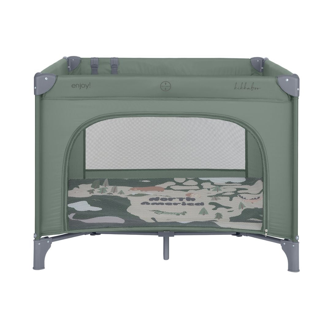 KikkaBoo® Otroška stajica North America Green 2026 KikkaBoo