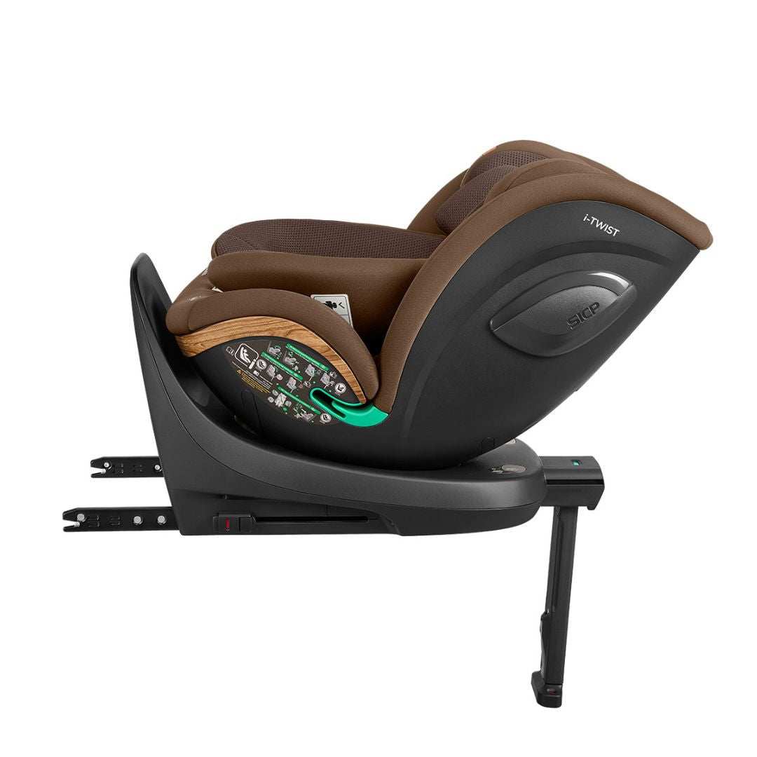 KikkaBoo® Otroški avtosedež 360° i-Twist i-SIZE (40-150 cm) Coffee 2026 KikkaBoo