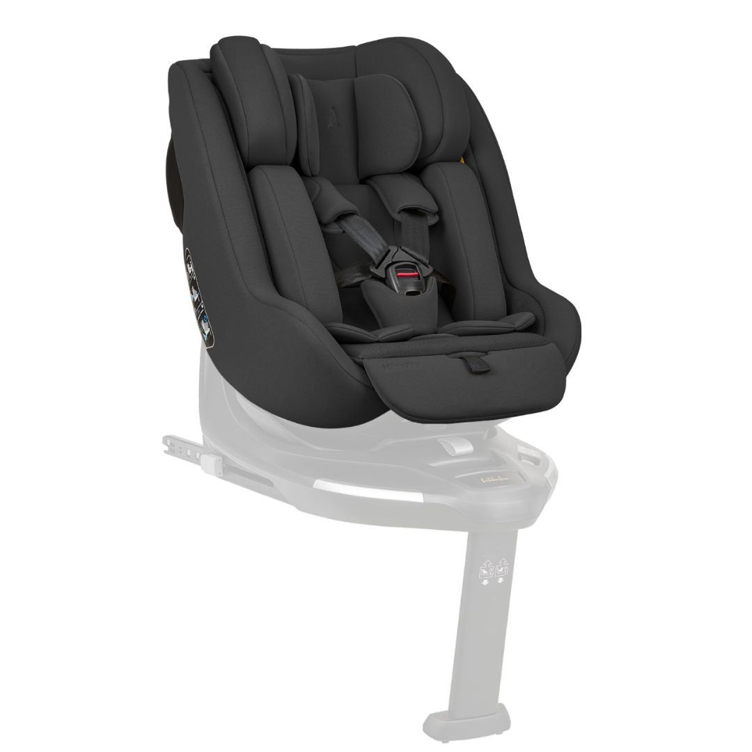 KikkaBoo® Platinum Otroški voziček 5v1 Goya Graphite + Avtosedež i-Class i-SIZE (40-87 cm) + Avtosedež i-Class Plus i-SIZE (40-105 cm) Noir + Vrtljiva Isofix baza i-Class 360 KikkaBoo