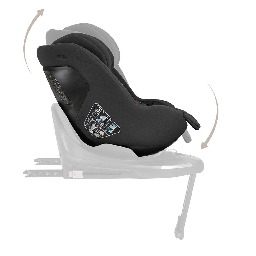 KikkaBoo® Otroški avtosedež i-Class Plus i-SIZE (40-105 cm) Noir KikkaBoo