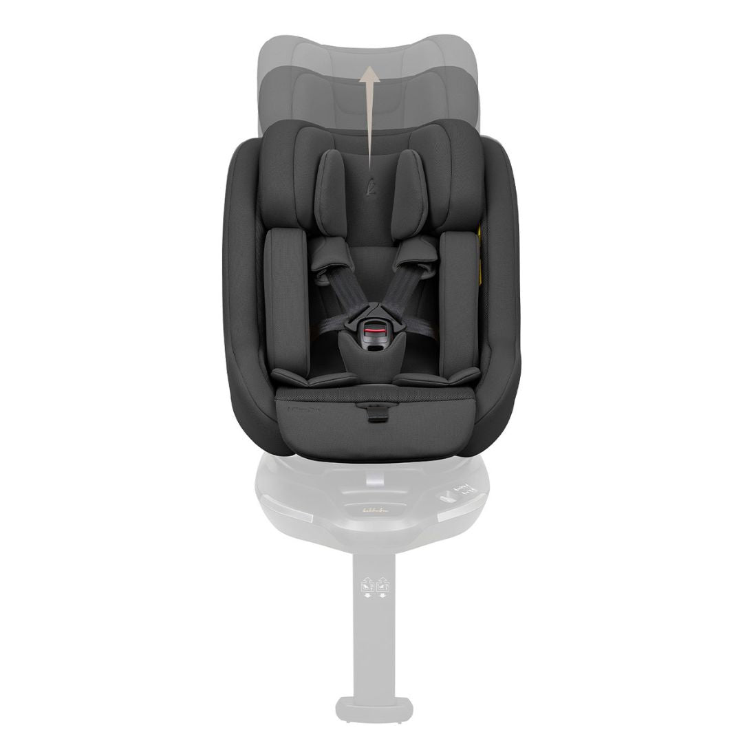 KikkaBoo® Platinum Otroški voziček 5v1 Goya Mocca + Avtosedež i-Class i-SIZE (40-87 cm) + Avtosedež i-Class Plus i-SIZE (40-105 cm) Noir + Vrtljiva Isofix baza i-Class 360 KikkaBoo