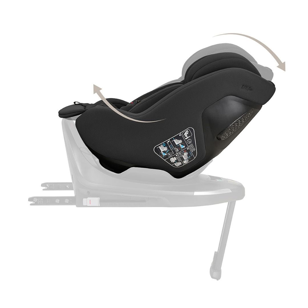 KikkaBoo® Otroški avtosedež i-Class Plus i-SIZE (40-105 cm) Noir KikkaBoo