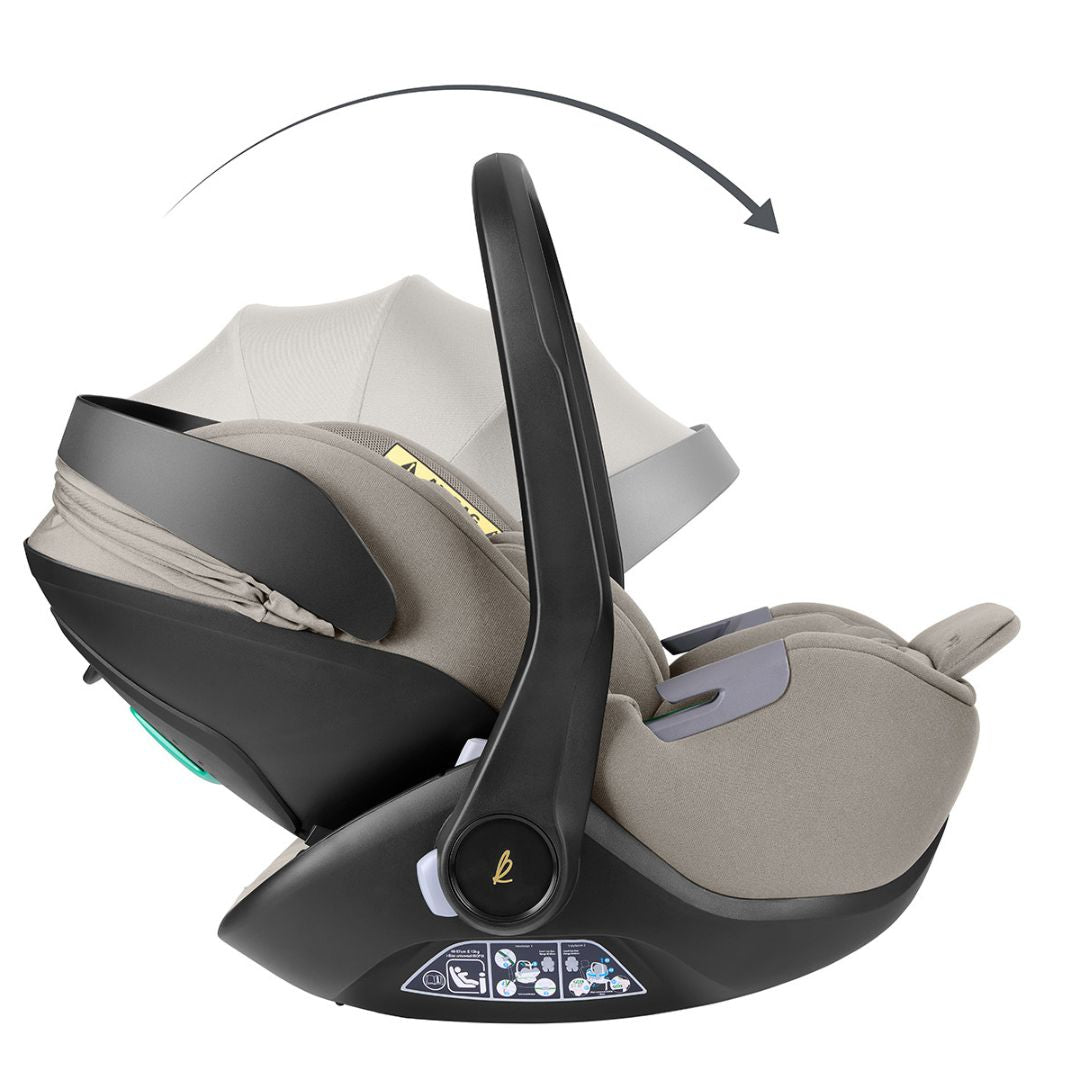 KikkaBoo® Otroški avtosedež i-Class i-SIZE (40-87 cm) Champagne KikkaBoo