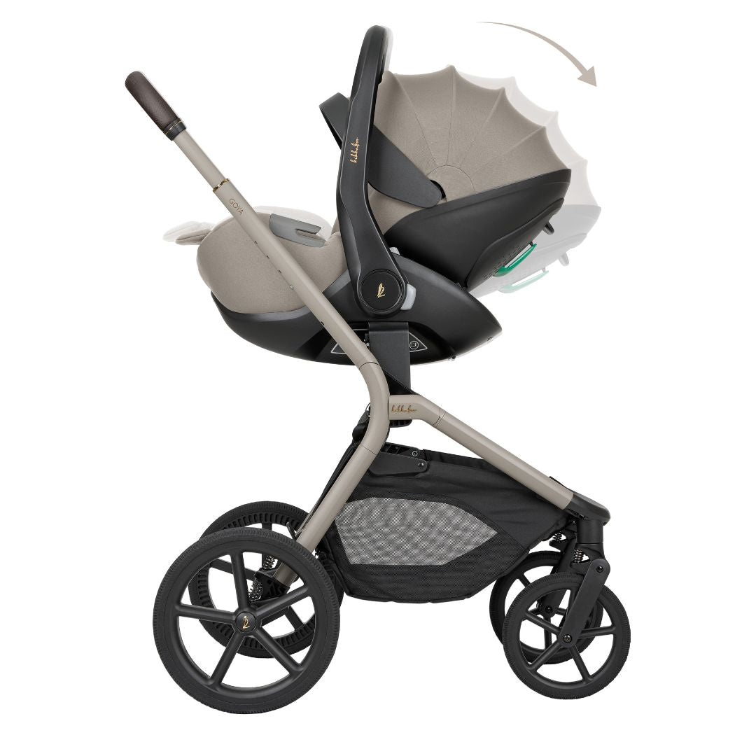 KikkaBoo® Otroški avtosedež i-Class i-SIZE (40-87 cm) Champagne KikkaBoo