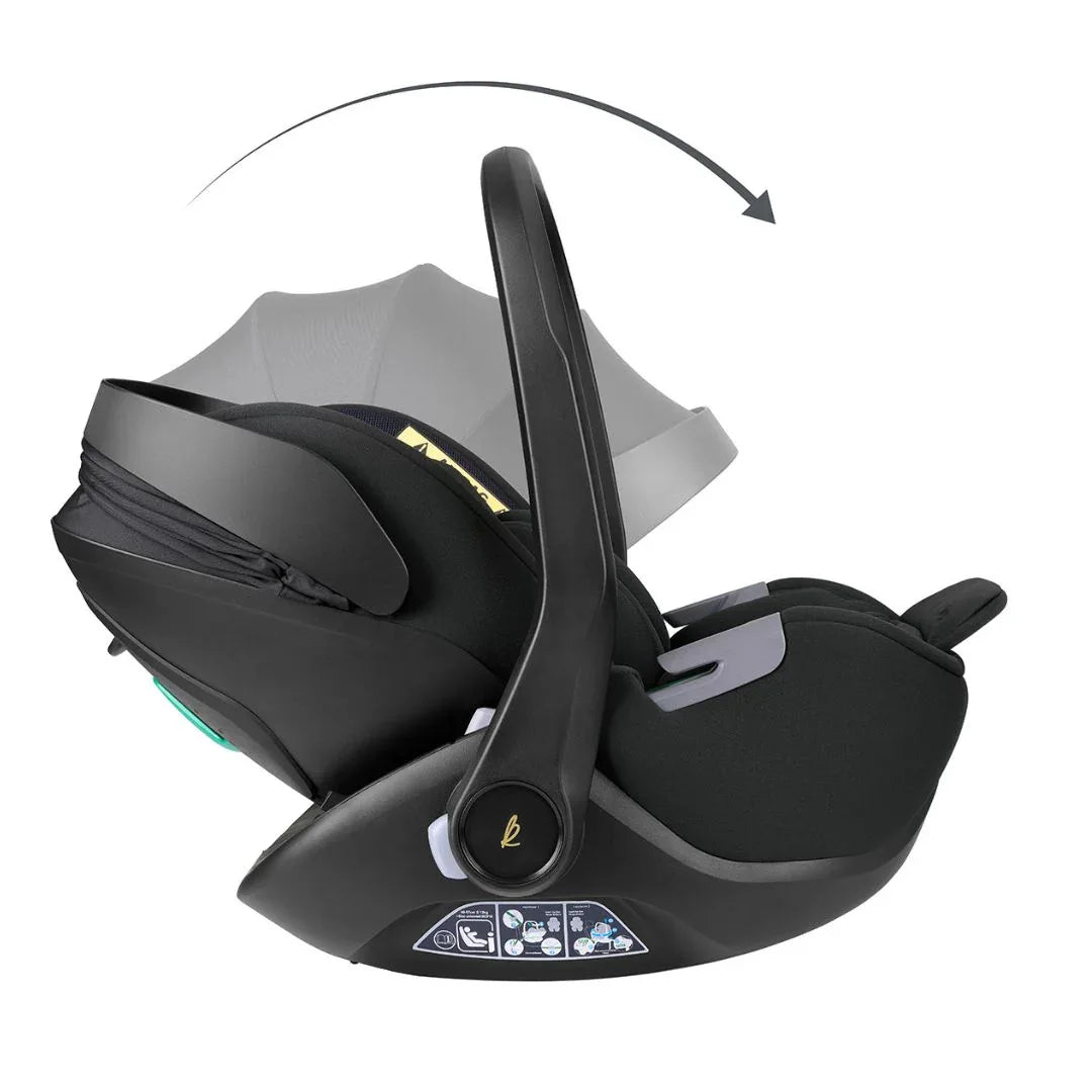 KikkaBoo® Otroški avtosedež i-Class i-SIZE (40-87 cm) Noir KikkaBoo