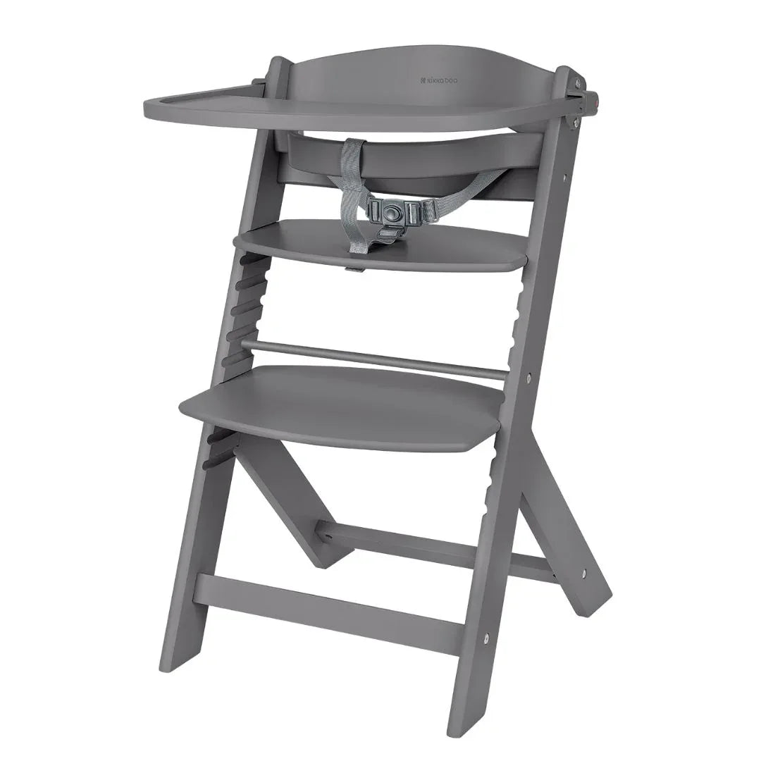 KikkaBoo® Otroški stolček za hranjenje Nordy Dark Grey KikkaBoo