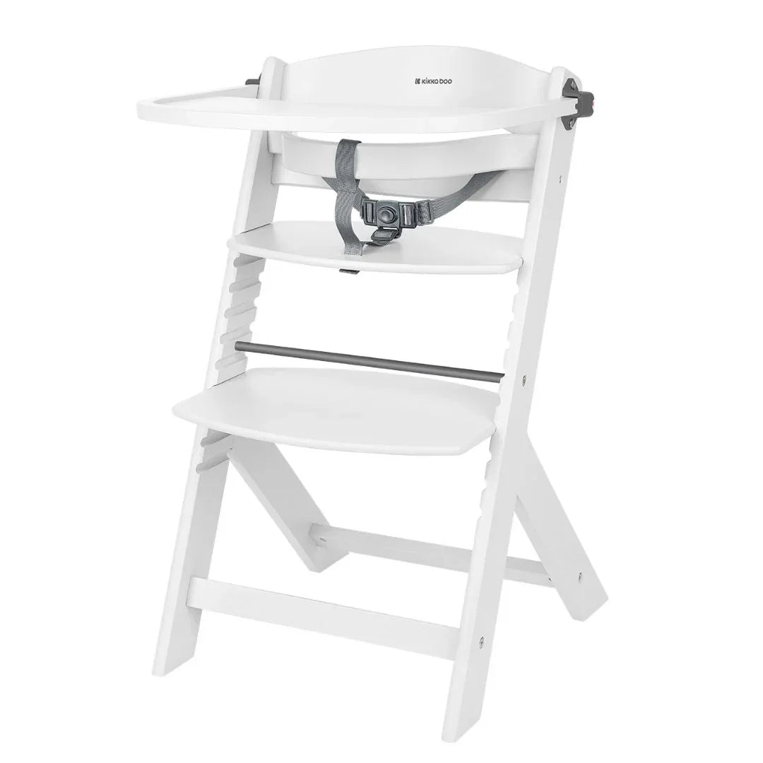 KikkaBoo® Otroški stolček za hranjenje Nordy White KikkaBoo