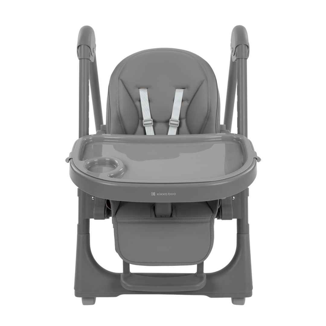 KikkaBoo® Otroški stol za hranjenje Pastello 2 Grey KikkaBoo