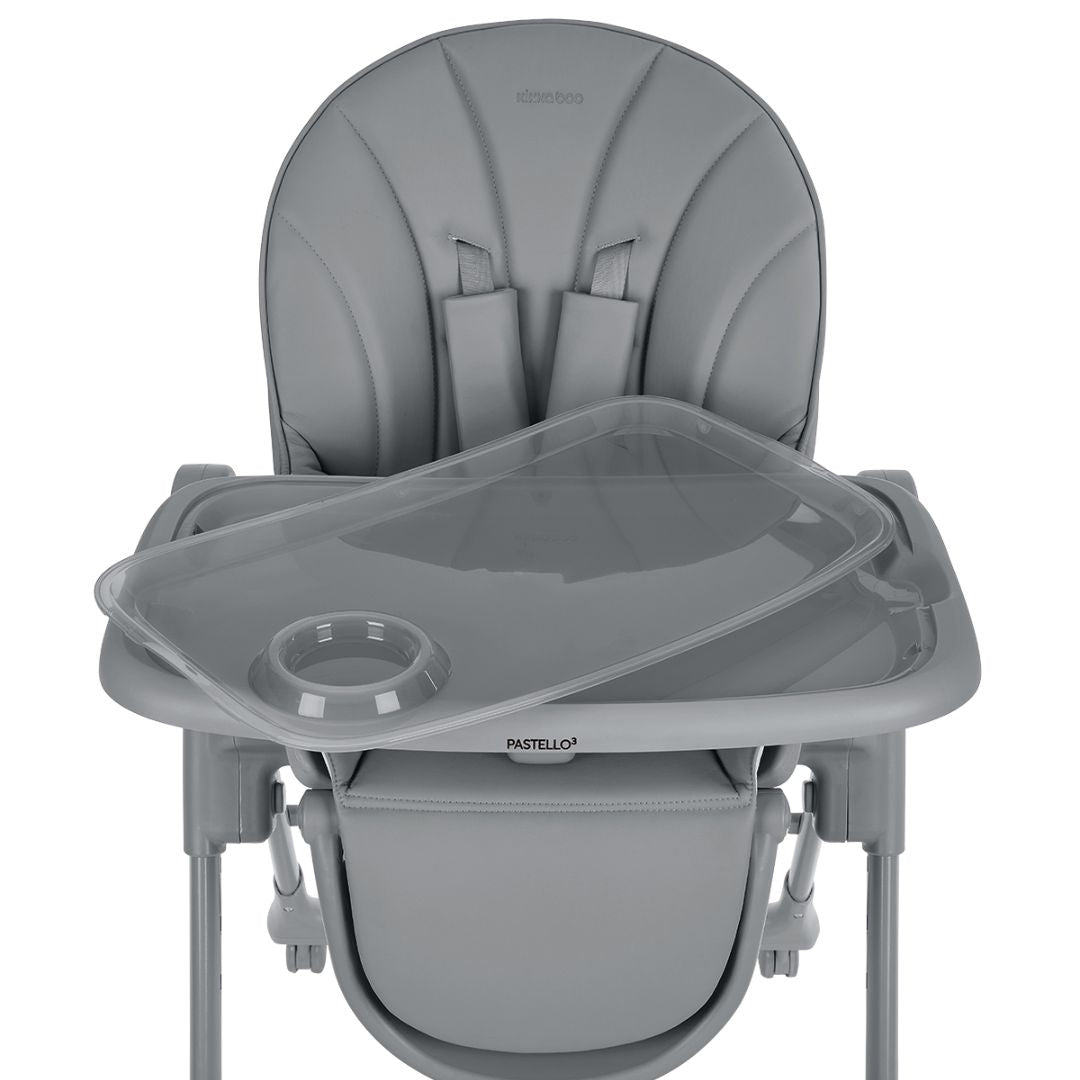 KikkaBoo® Chaise haute pour bébé Pastello 3 Grey
