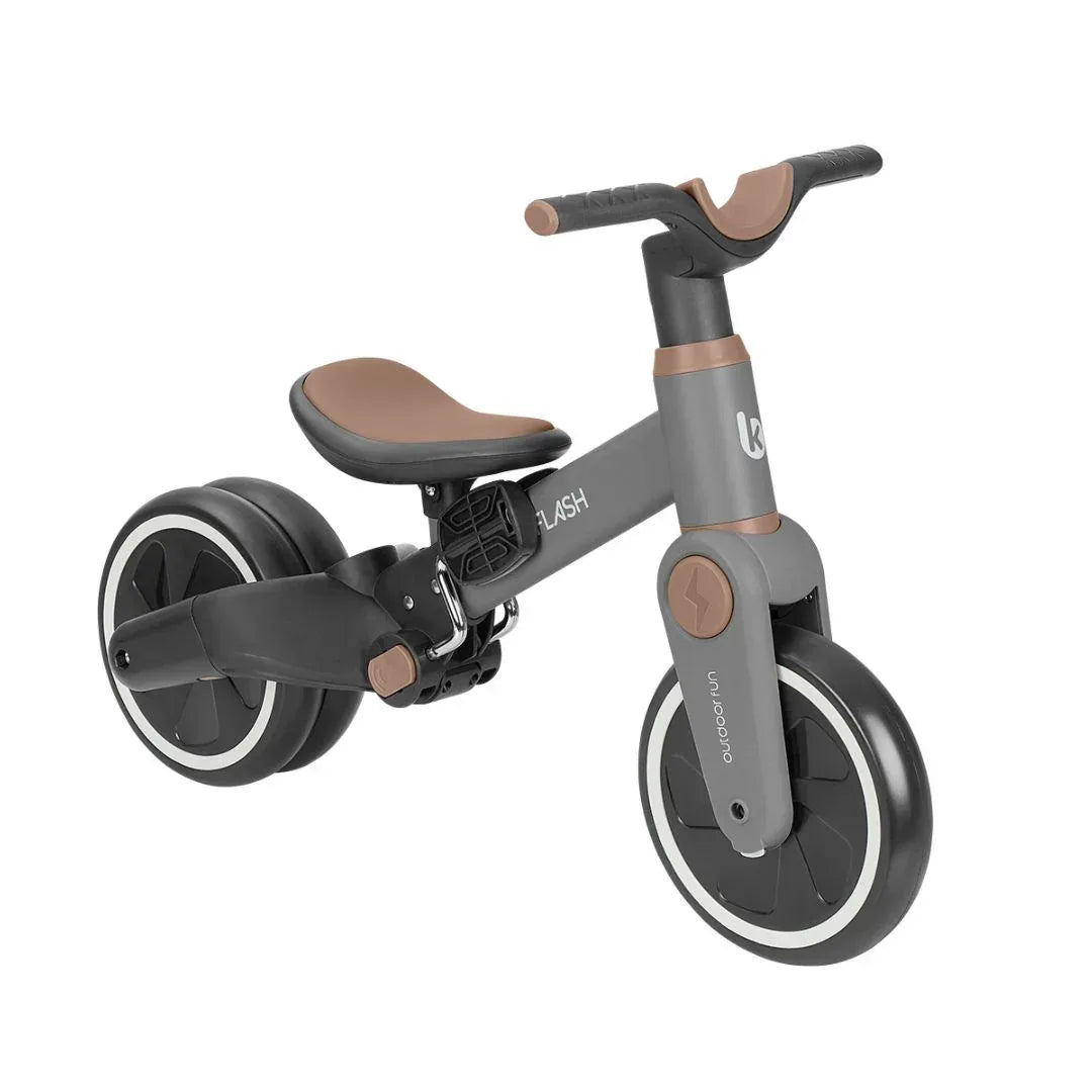 KikkaBoo® Otroški tricikel 5v1 Flash + GRATIS čelada Grey KikkaBoo