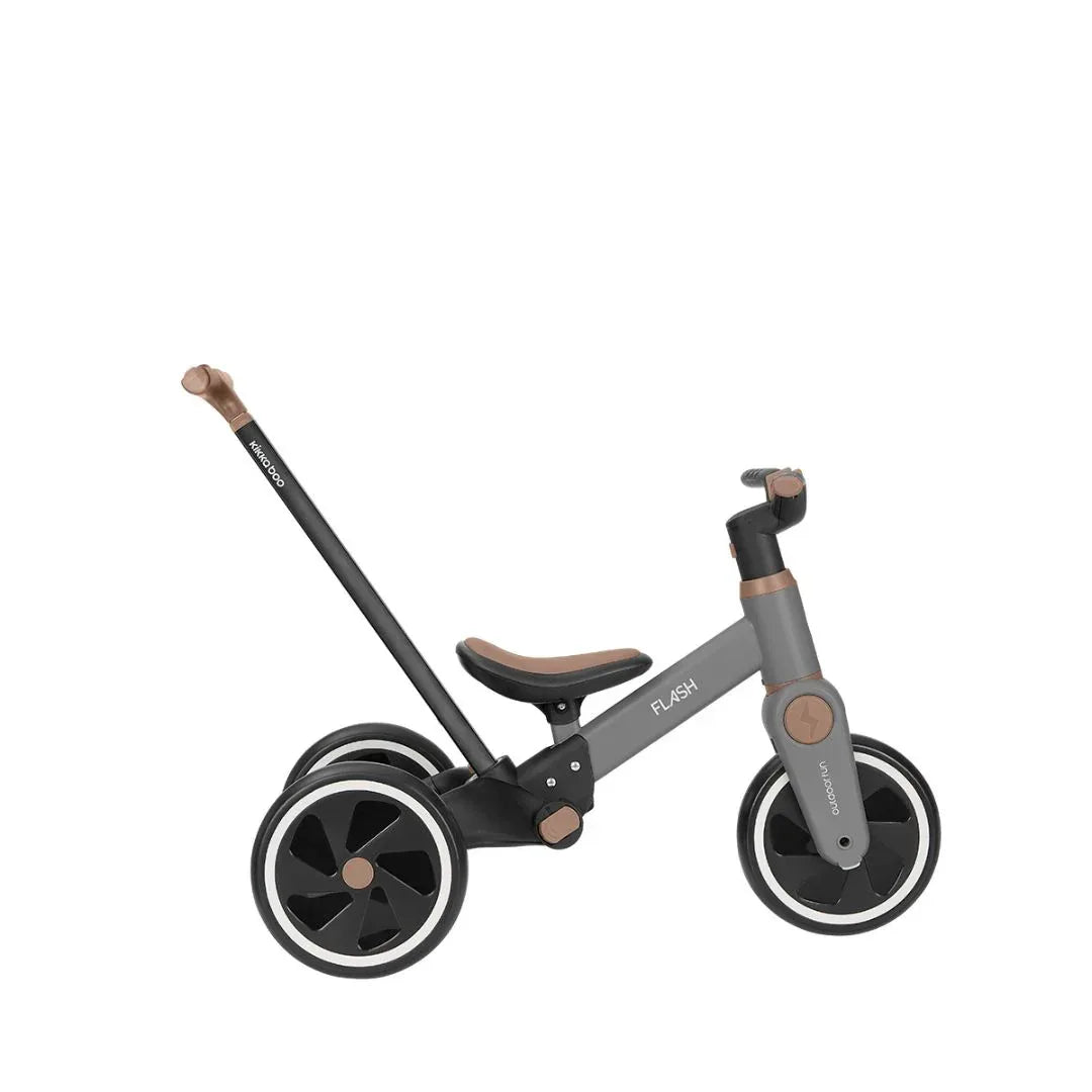 KikkaBoo® Otroški tricikel 5v1 Flash + GRATIS čelada Grey KikkaBoo