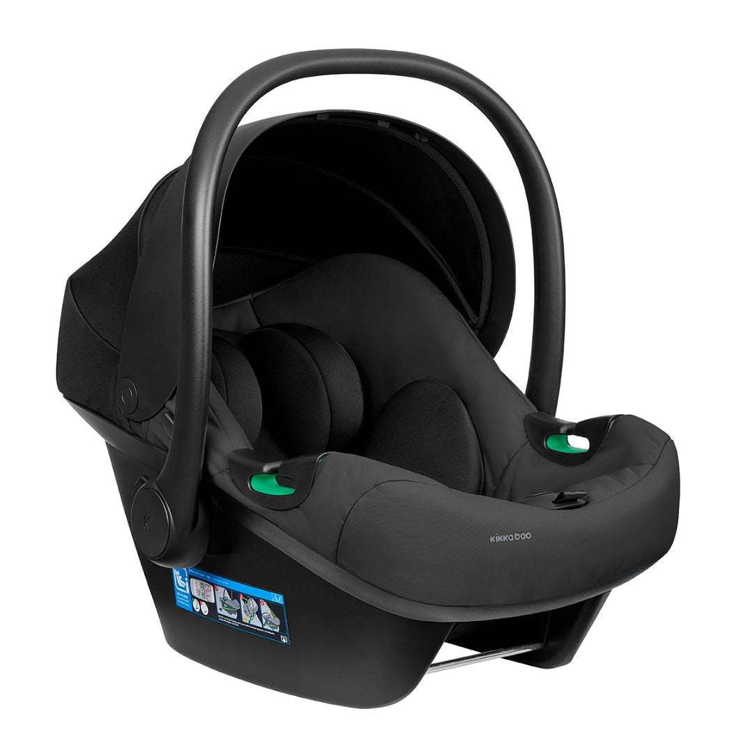 KikkaBoo® Otroški voziček s košaro 3v1 Mia Black 2026 KikkaBoo