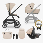 KikkaBoo® Passeggino 3 in 1 Modena Beige