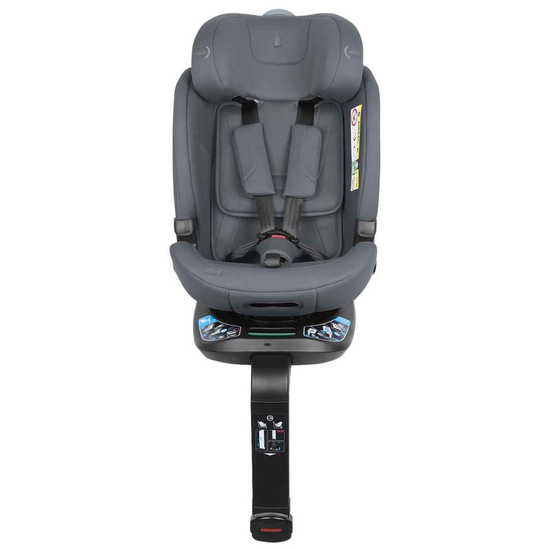 KikkaBoo® Platinum Otroški avtosedež 360° i-Bond i-SIZE (40-150 cm) Graphite KikkaBoo