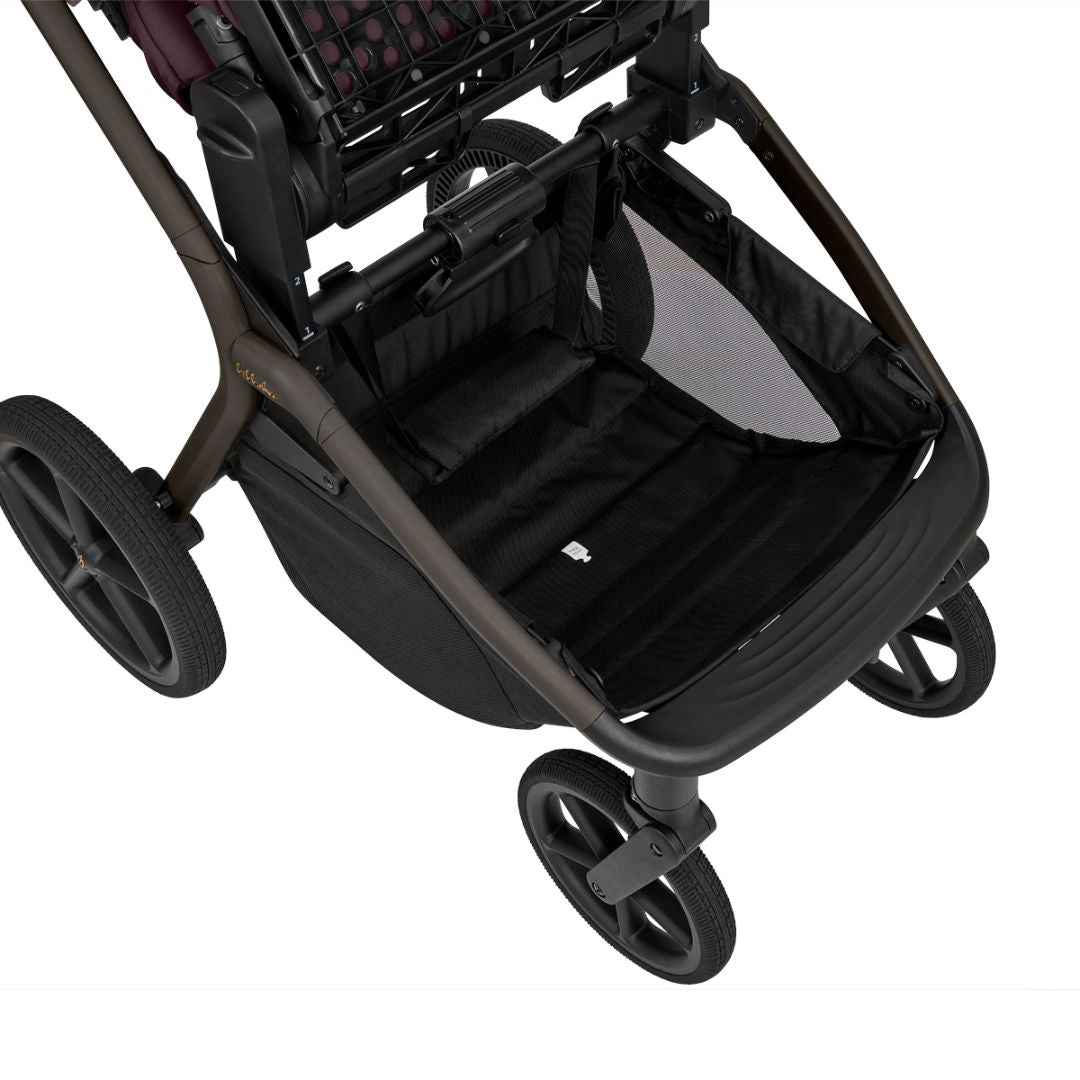 KikkaBoo® Platinum Otroški voziček s košaro 2v1 Goya Merlot KikkaBoo