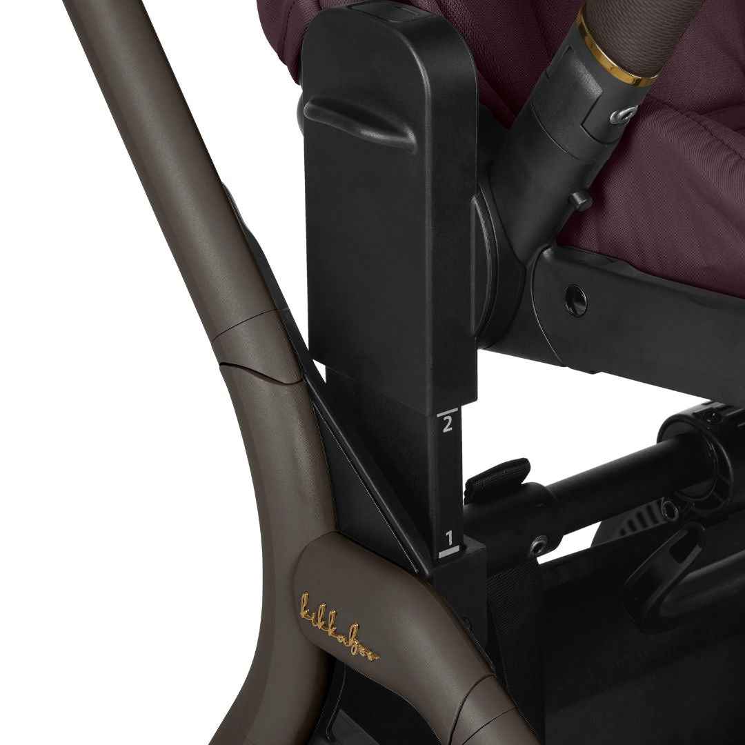 KikkaBoo® Platinum Otroški voziček s košaro 2v1 Goya Merlot KikkaBoo