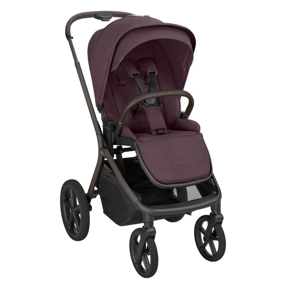 KikkaBoo® Platinum Otroški voziček s košaro 2v1 Goya Merlot KikkaBoo