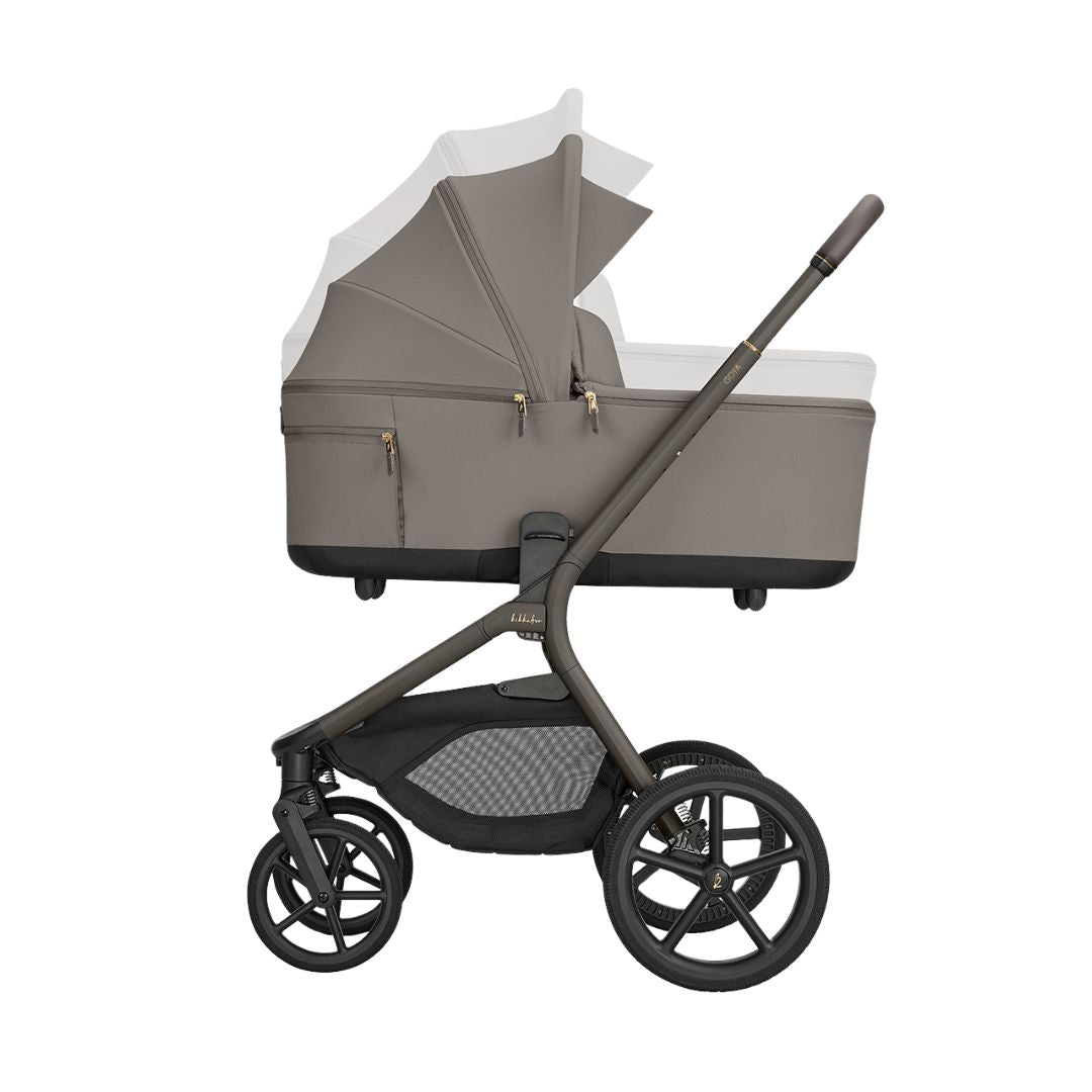 KikkaBoo® Platinum Otroški voziček s košaro 2v1 Goya Mocca KikkaBoo