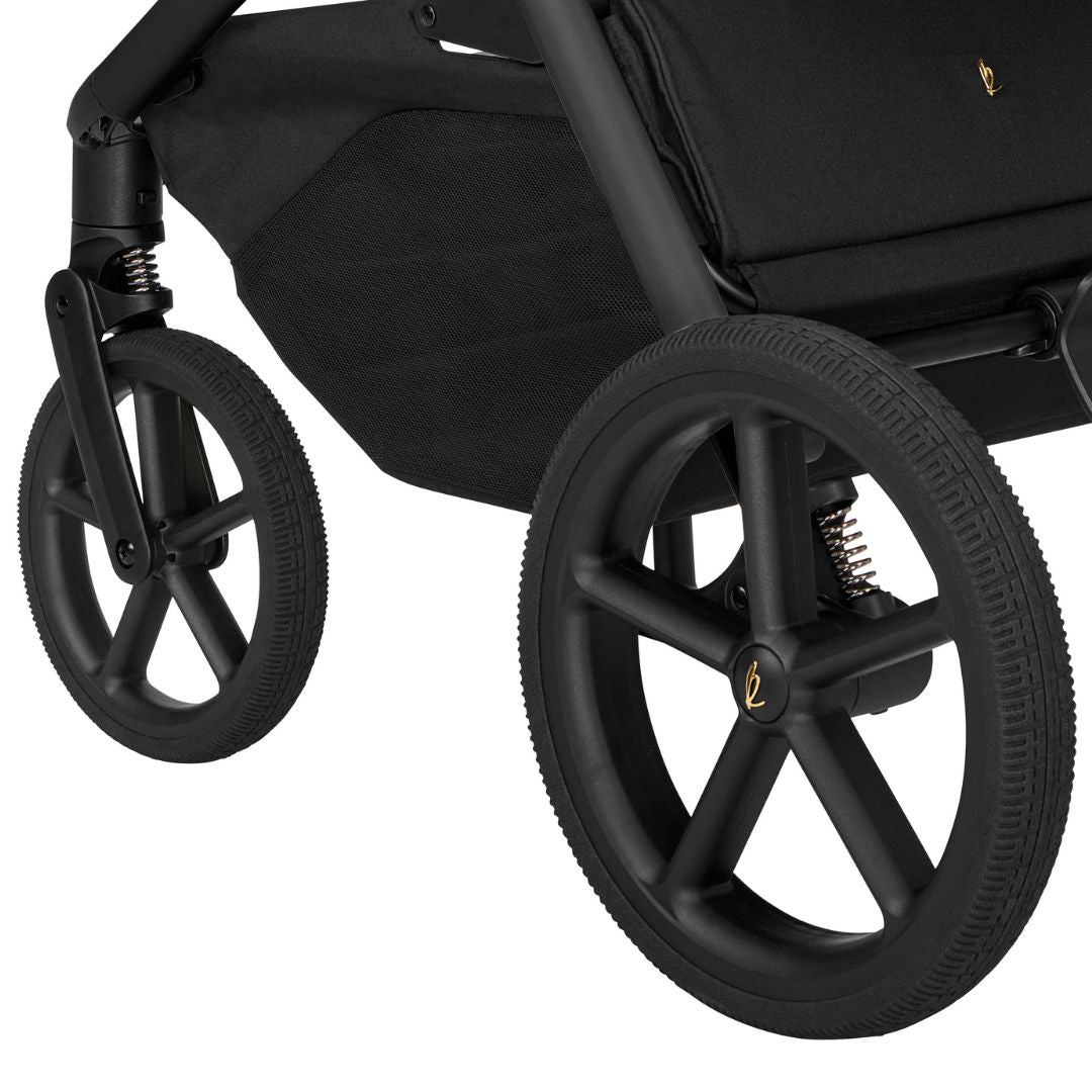 KikkaBoo® Platinum Otroški voziček s košaro 2v1 Goya Noir KikkaBoo