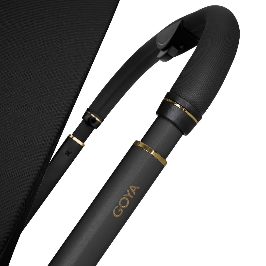 KikkaBoo® Platinum Otroški voziček s košaro 2v1 Goya Noir KikkaBoo