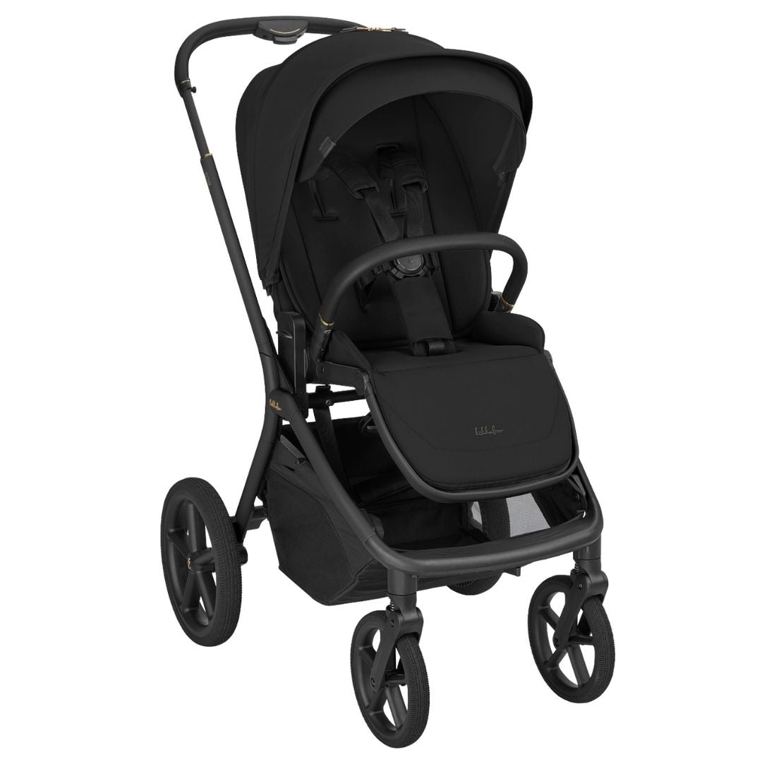 KikkaBoo® Platinum Otroški voziček s košaro 2v1 Goya Noir KikkaBoo