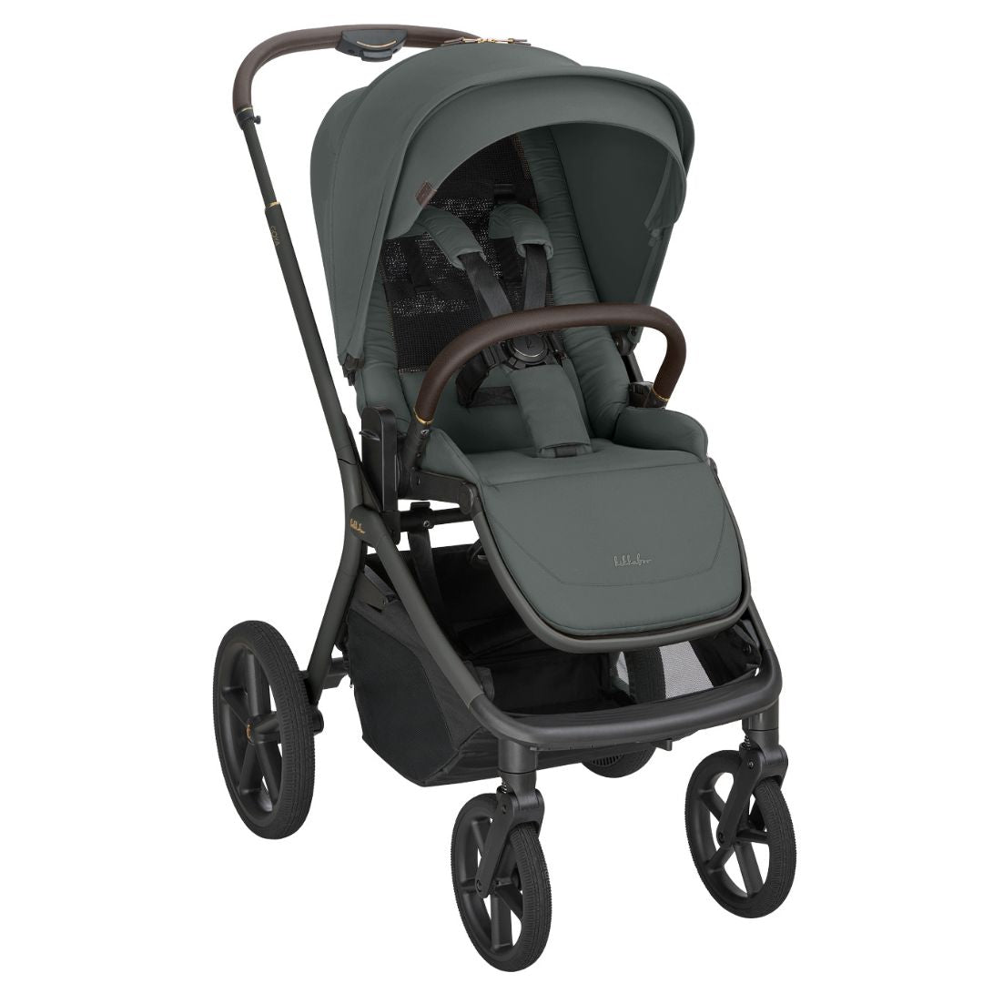 KikkaBoo® Platinum Otroški voziček s košaro 2v1 Goya Olive KikkaBoo