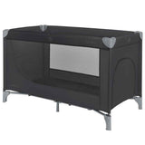 KikkaBoo® Portable crib 1 level So Gifted Black 2026