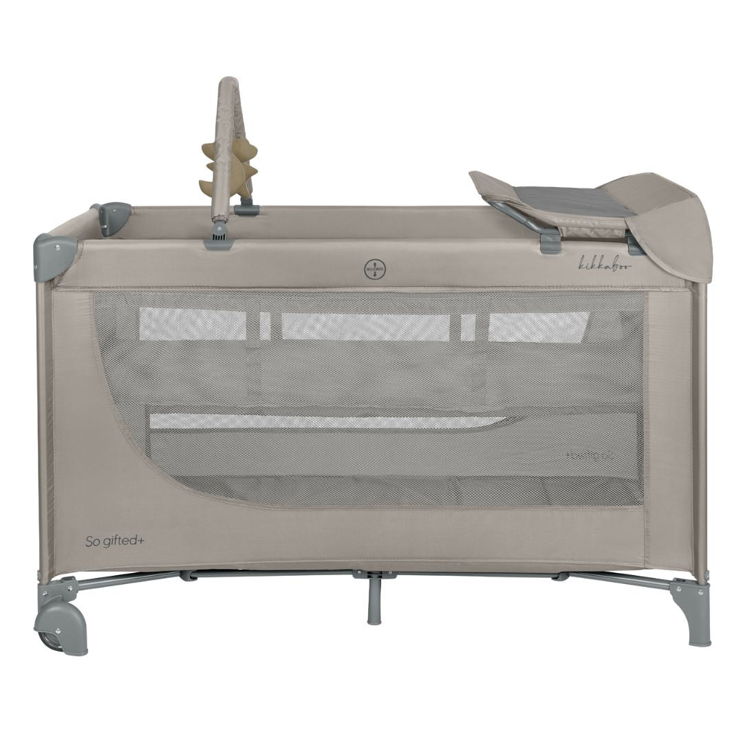 KikkaBoo® Prenosna posteljica 2 levels 125x65 So Gifted PLUS Beige 2026 KikkaBoo