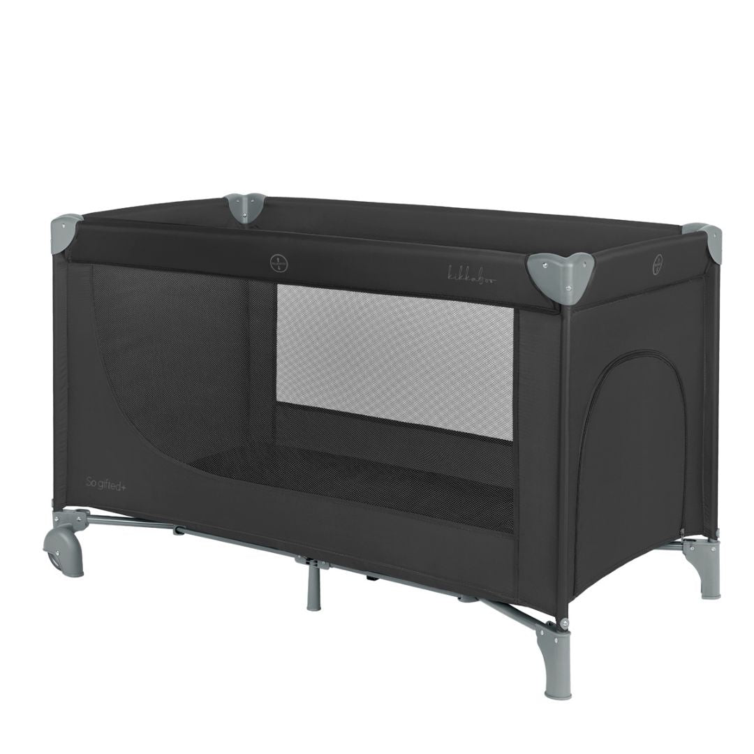 KikkaBoo® Prenosna posteljica 2 levels 125x65 So Gifted PLUS Black 2026 KikkaBoo