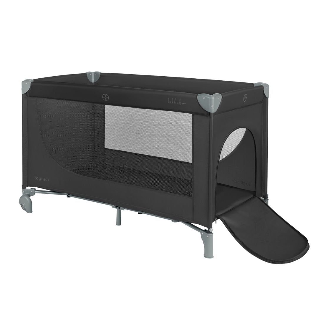 KikkaBoo® Prenosna posteljica 2 levels 125x65 So Gifted PLUS Black 2026 KikkaBoo
