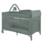 KikkaBoo® Prenosna posteljica 2 levels 125x65 So Gifted PLUS Green 2026 KikkaBoo