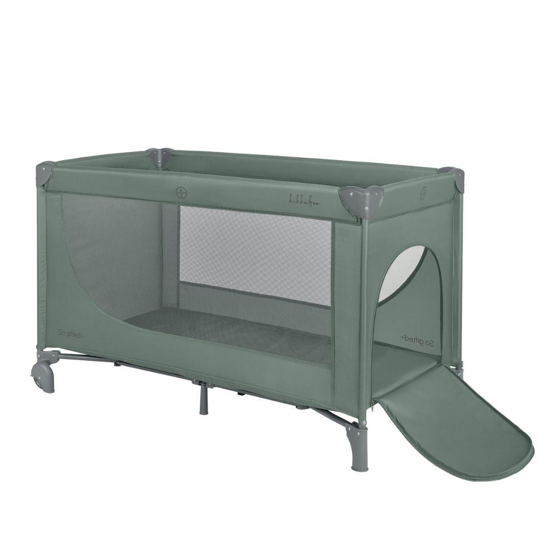 KikkaBoo® Prenosna posteljica 2 levels 125x65 So Gifted PLUS Green 2026 KikkaBoo