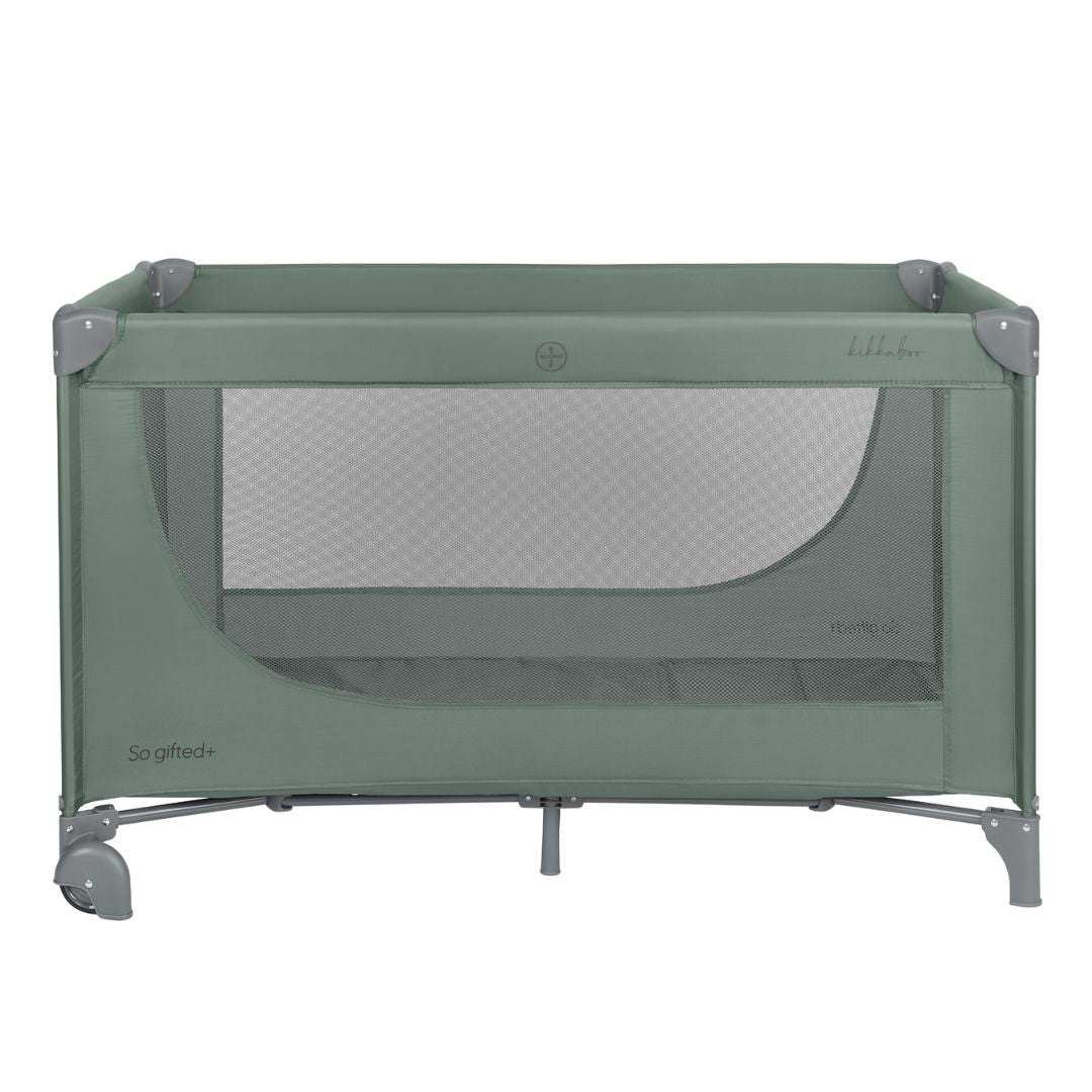 KikkaBoo® Prenosna posteljica 2 levels 125x65 So Gifted PLUS Green 2026 KikkaBoo