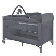 KikkaBoo® Prenosna posteljica 2 levels 125x65 So Gifted PLUS Grey 2026 KikkaBoo