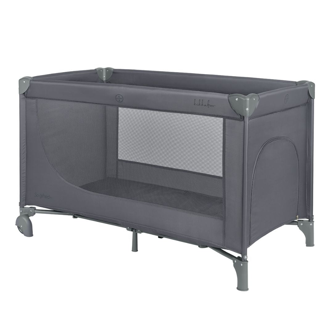 KikkaBoo® Prenosna posteljica 2 levels 125x65 So Gifted PLUS Grey 2026 KikkaBoo