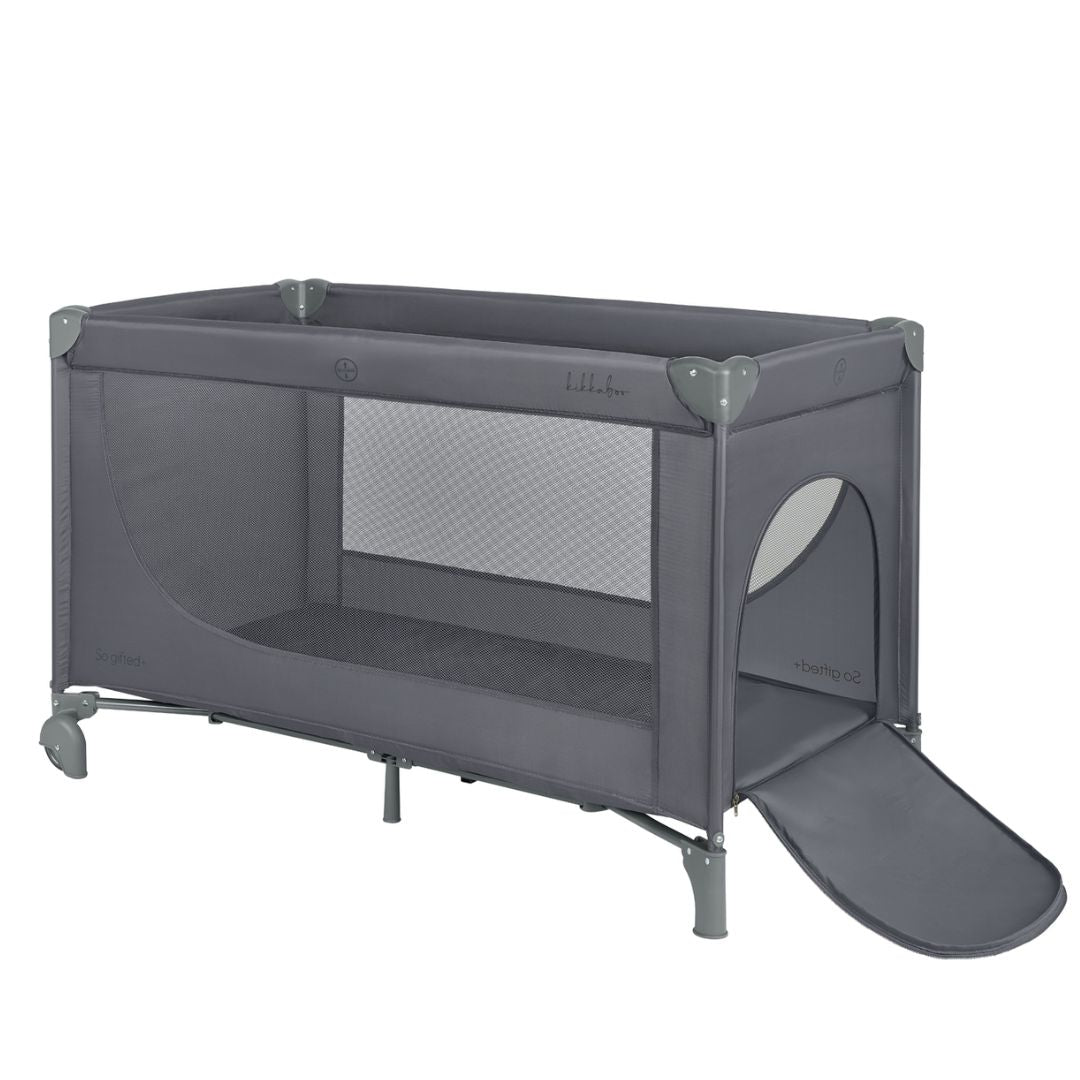 KikkaBoo® Prenosna posteljica 2 levels 125x65 So Gifted PLUS Grey 2026 KikkaBoo