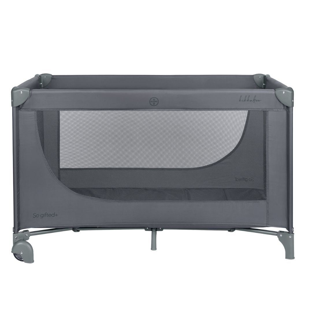 KikkaBoo® Prenosna posteljica 2 levels 125x65 So Gifted PLUS Grey 2026 KikkaBoo