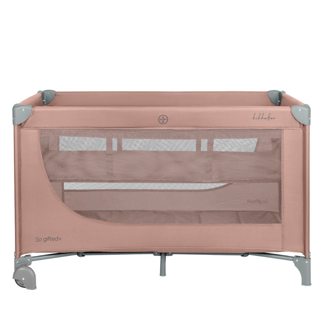 KikkaBoo® Prenosna posteljica 2 levels 125x65 So Gifted PLUS Pink 2026 KikkaBoo