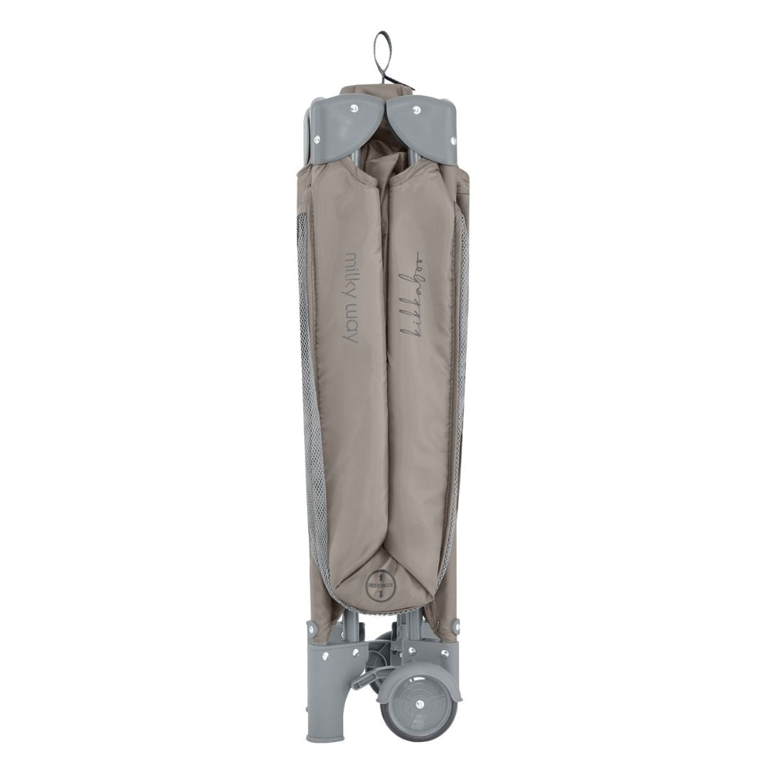 KikkaBoo® Prenosna posteljica 2 levels Milky Way Beige 2026 KikkaBoo