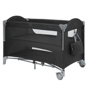 KikkaBoo® Prenosna posteljica 2 levels Milky Way Black 2026 KikkaBoo