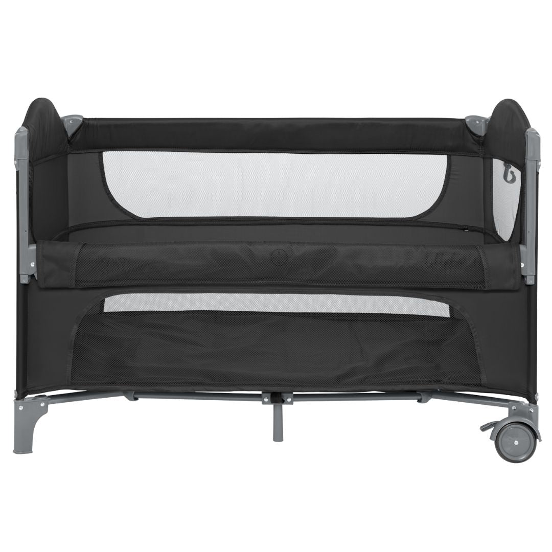 KikkaBoo® Prenosna posteljica 2 levels Milky Way Black 2026 KikkaBoo