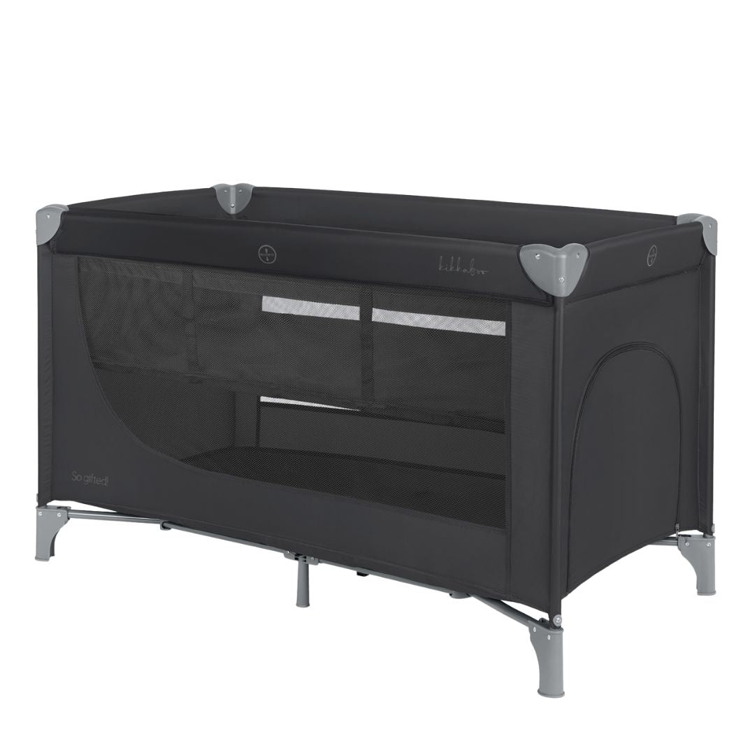 KikkaBoo® Prenosna posteljica 2 levels So Gifted Black 2026 KikkaBoo