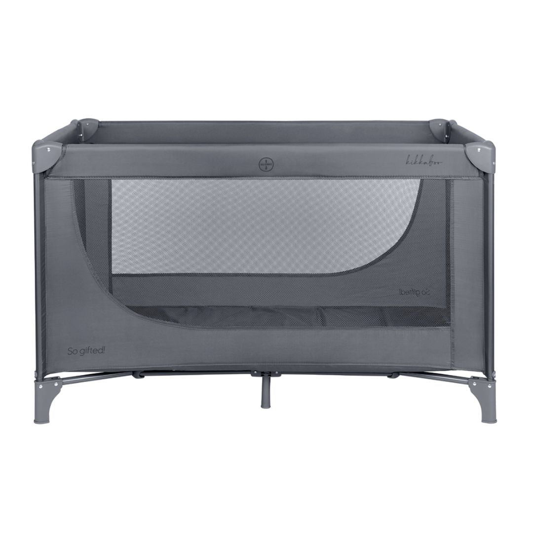 KikkaBoo® Prenosna posteljica 1 level So Gifted Grey 2026 KikkaBoo