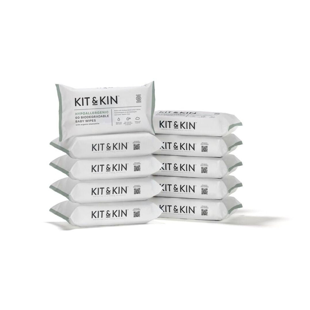 Kit&Kin® Otroški vlažilni robčki 60/1 Kit & Kin