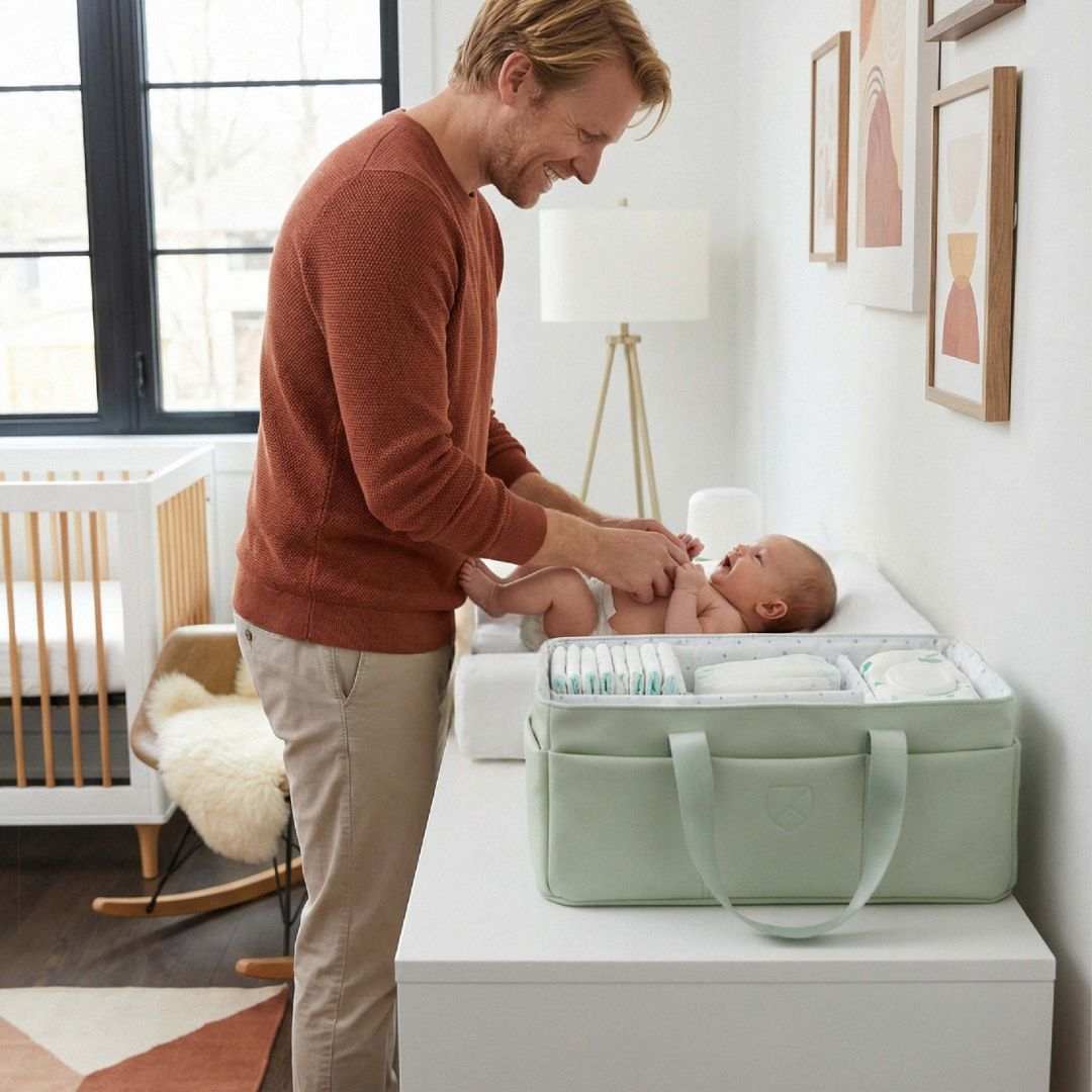 Koala Babycare® Organizator za pleničke Gum Pale Green Koala Babycare
