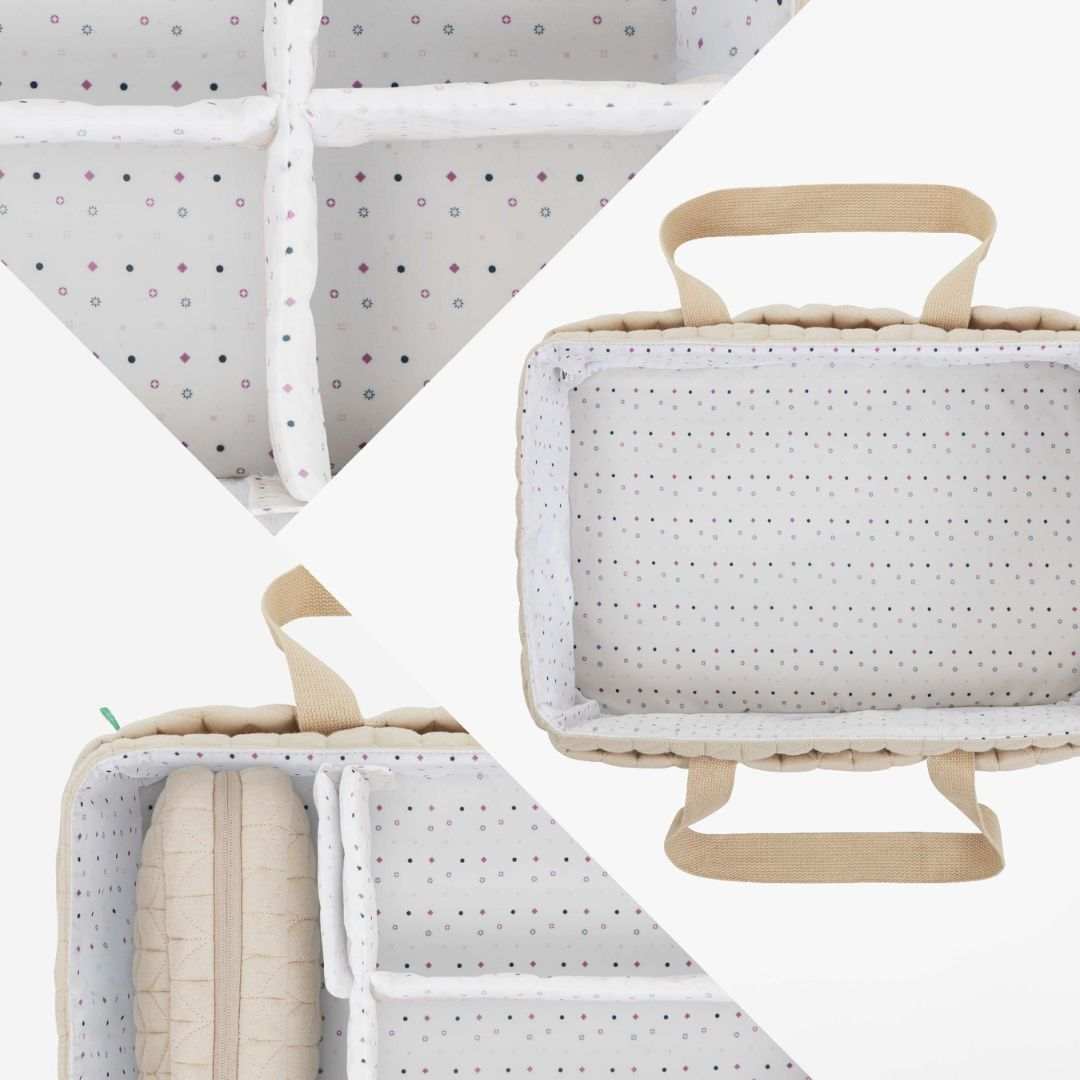Koala Babycare® Organizator za pleničke Quilted Beige Koala Babycare