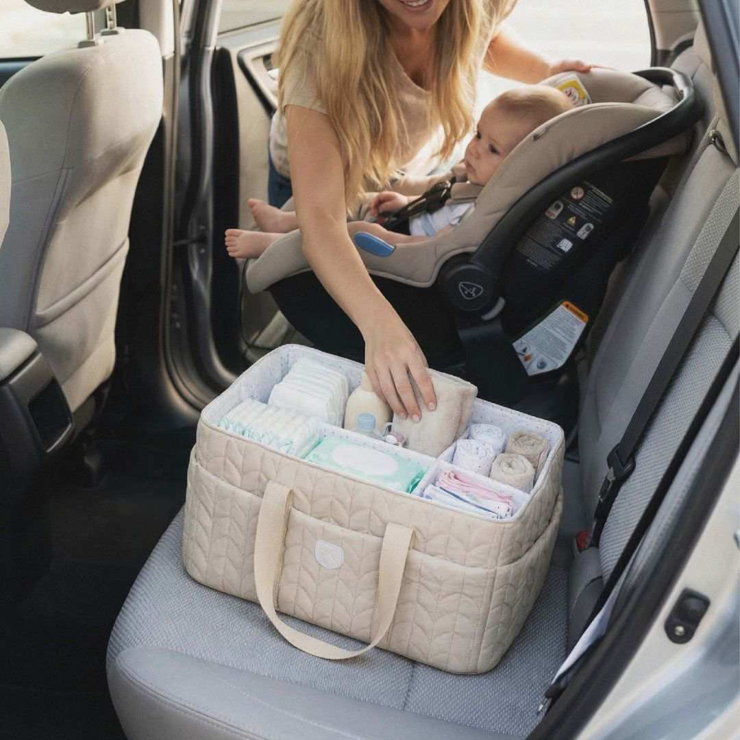 Koala Babycare® Organizator za pleničke Quilted Beige Koala Babycare