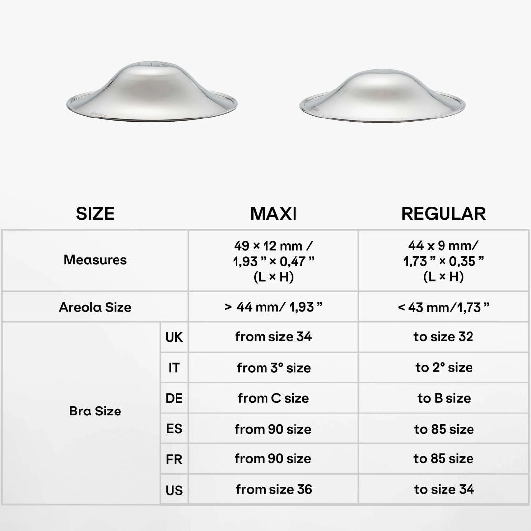 Koala Babycare® Zaštitne srebrne kapice za dojilje Trilaminate Silver Maxi