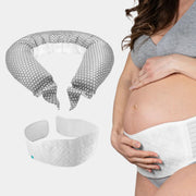 Koala Babycare® Pregnancy set Hug Comfy Grey pillow and White support band