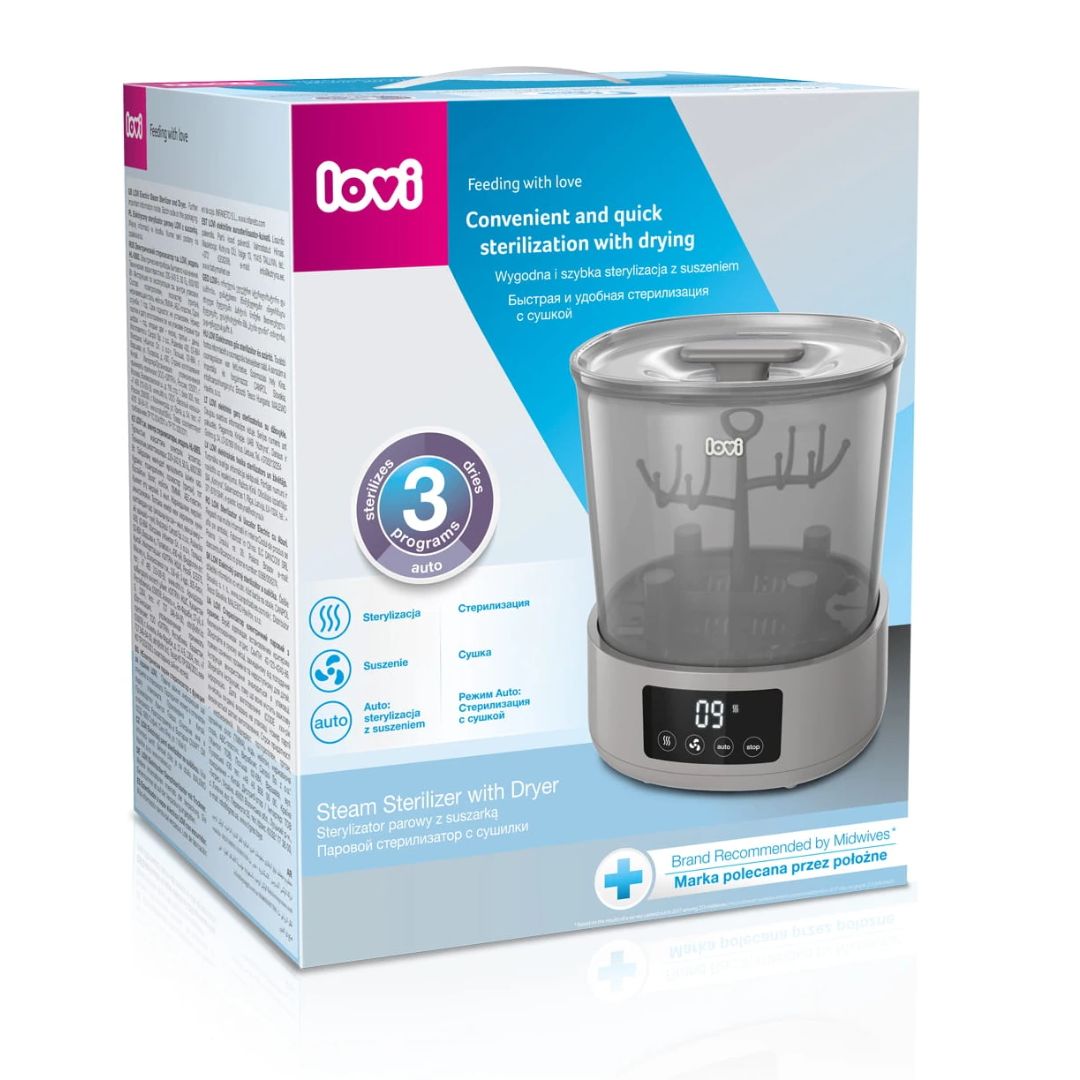 LOVI® Electric steam sterilizer and bottle dryer
